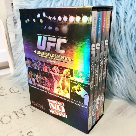 UFC, 1994, Classic Collection, Vol 1-4 DVD, No Rules, Uncut, With Royce Gracie - Picture 1 of 16